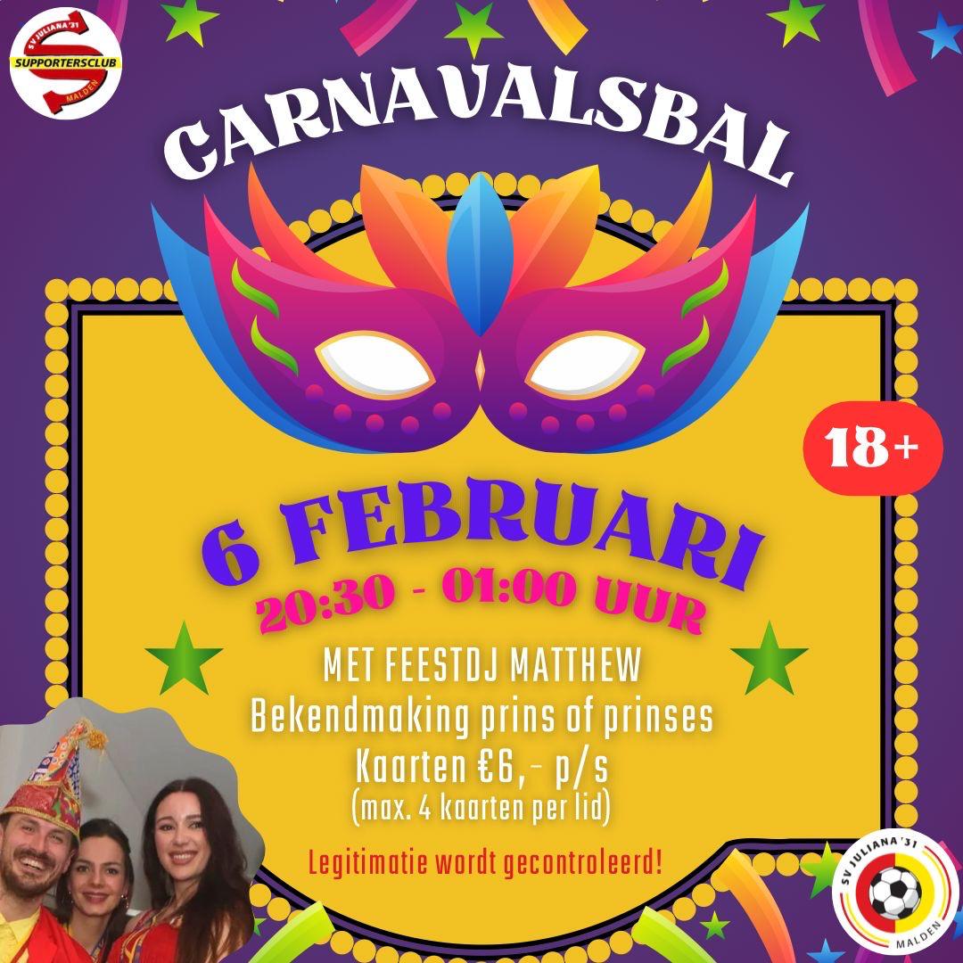 Wie wordt de nieuwe prins(es) carnaval van Juliana?