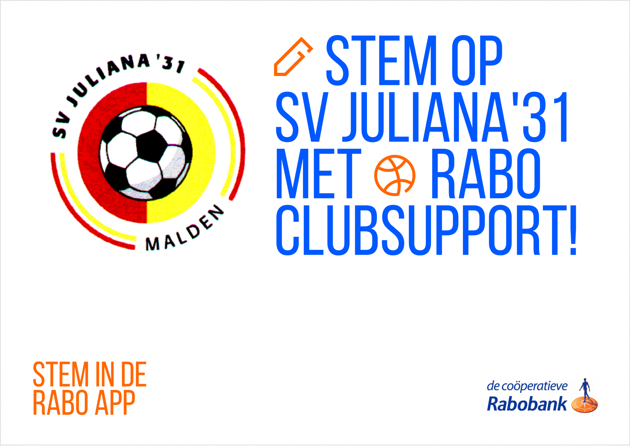 Stembus Rabo Clubsupport 2025 is open!