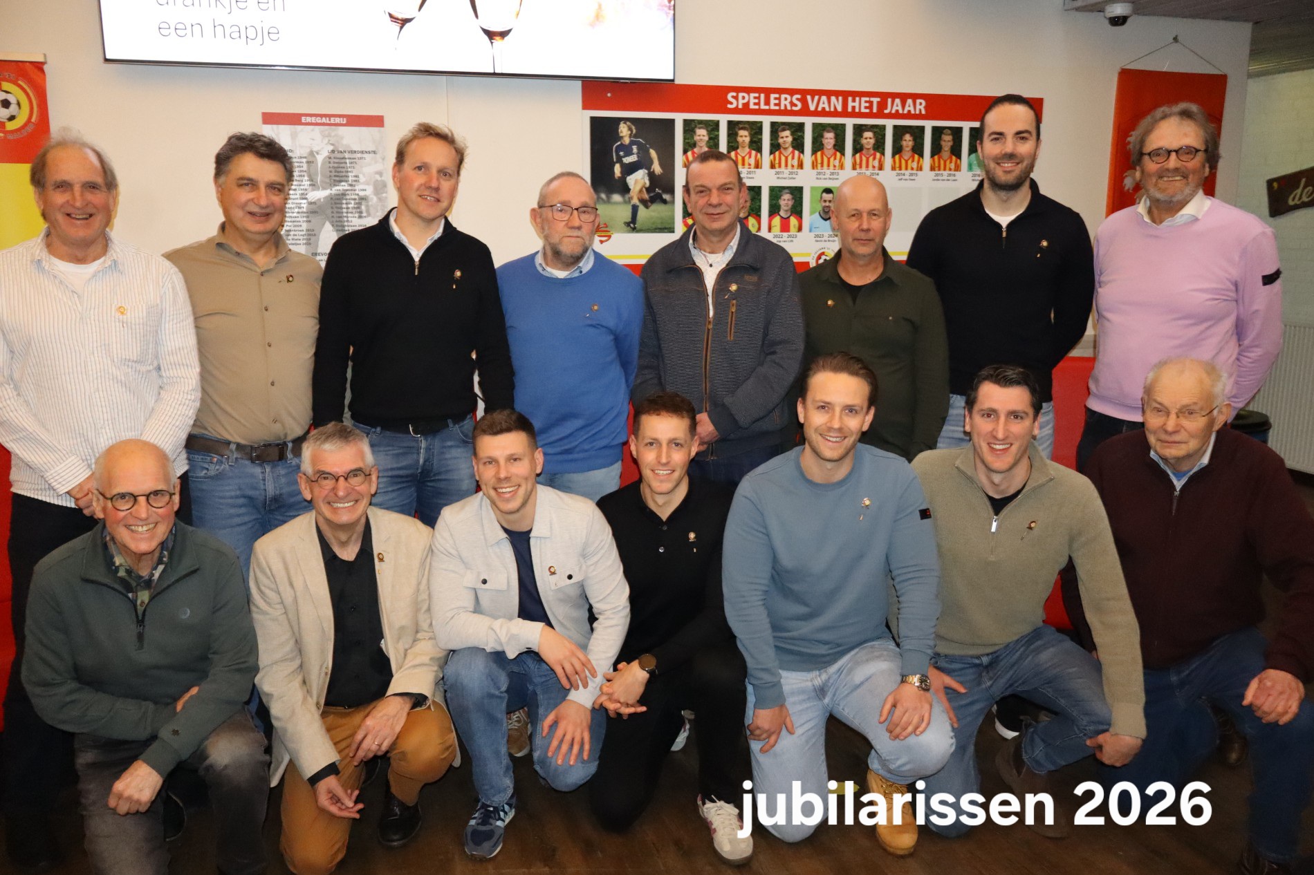 Jubilarissenhuldiging 2026